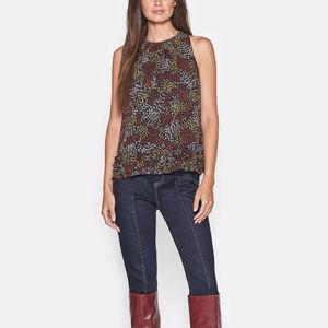 Joie Crissy Silk Top Midnight